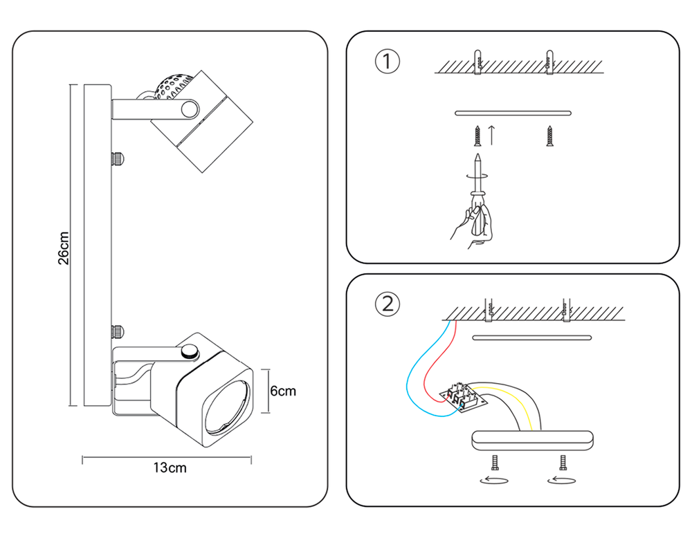 Ambrella Накладной поворотный светильник Move TA114