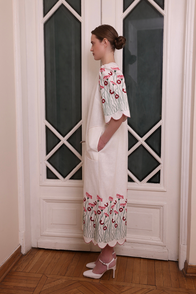 Платье «Мирослава», белый