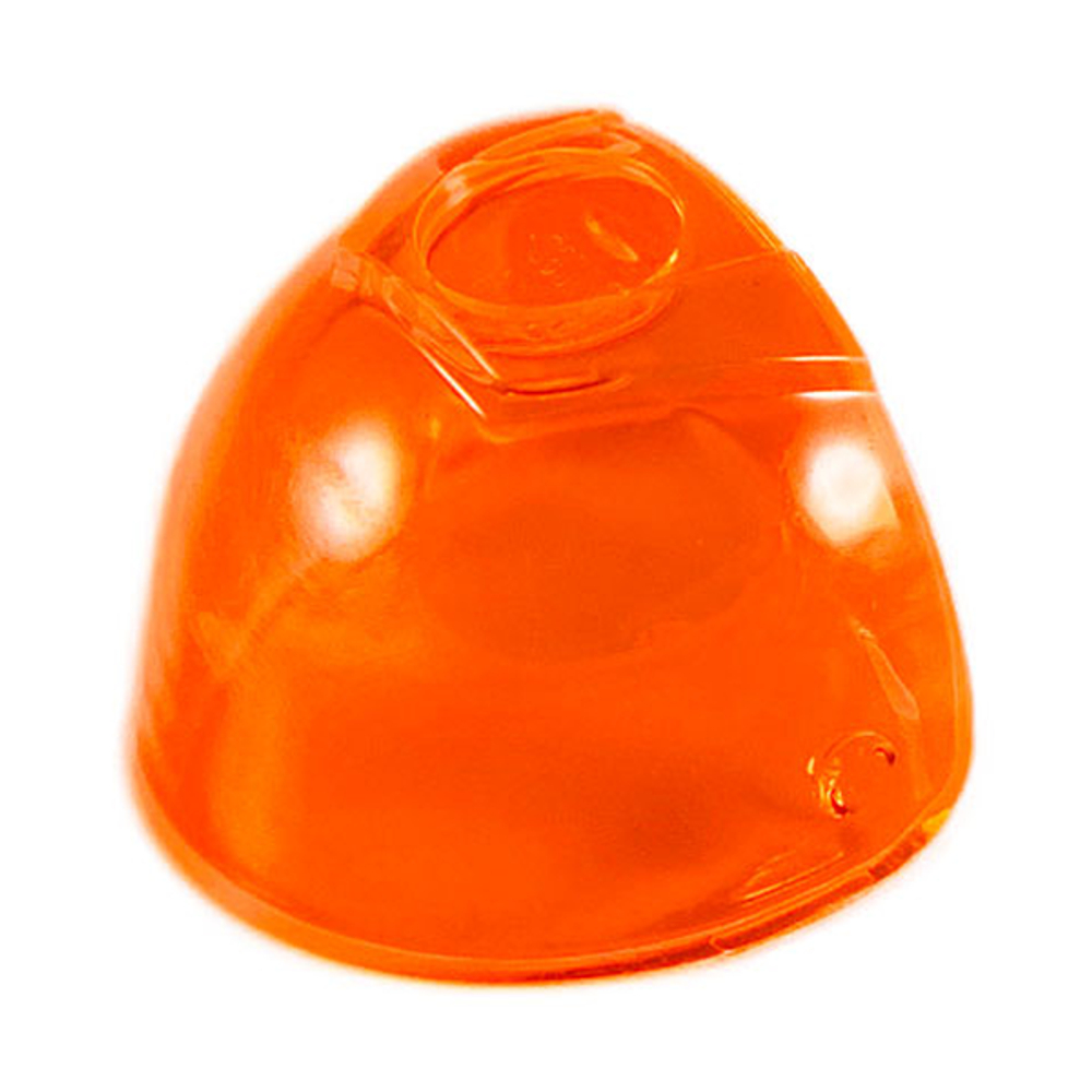 Большой визор минифигурки 89159 Trans-Neon Orange