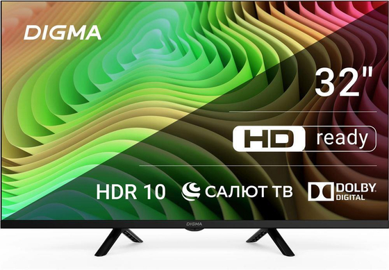 ЖК телевизор Digma DM-LED32SBB36(FHD Smart,Салют ТВ,frameless)