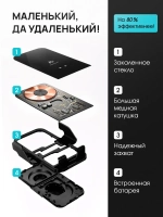 Держатель для телефона с беспроводной зарядкой