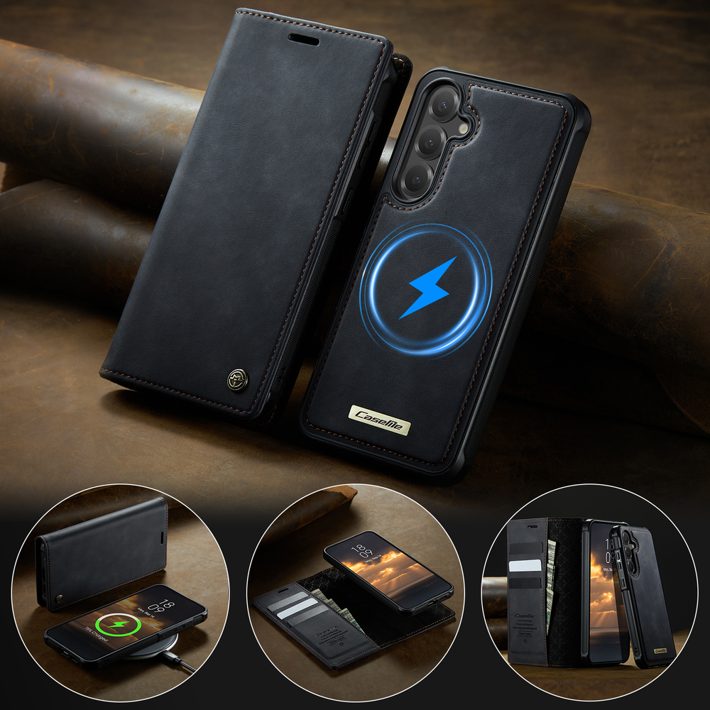Чехол-кошелек CaseMe 2 in 1 MagSafe Samsung Galaxy S25