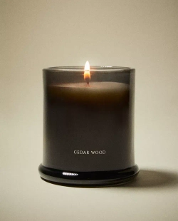 ZARA HOME АРОМАТИЧЕСКАЯ СВЕЧА CEDAR WOOD SCENTED CANDLE (350 Г)