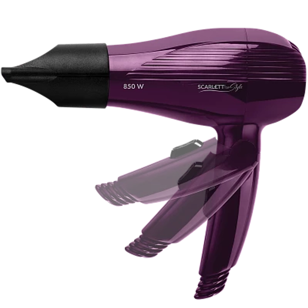 Фен SCARLETT SC-HD 70 T24 фиолетовый TOP STYLE