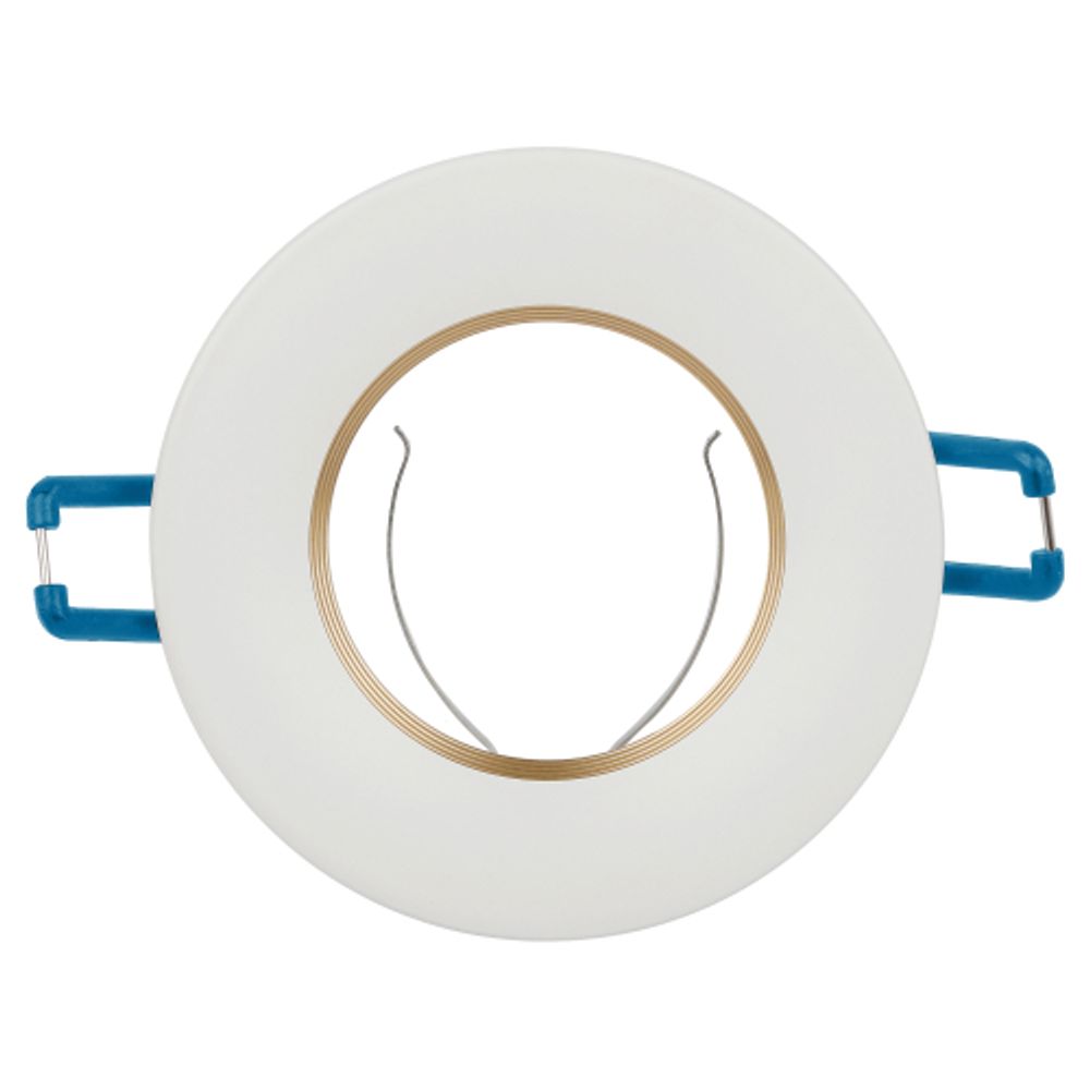 Встраиваемый светильник алюминиевый ЭРА KL107 WH/GD MR16 GU5.3 белый золото