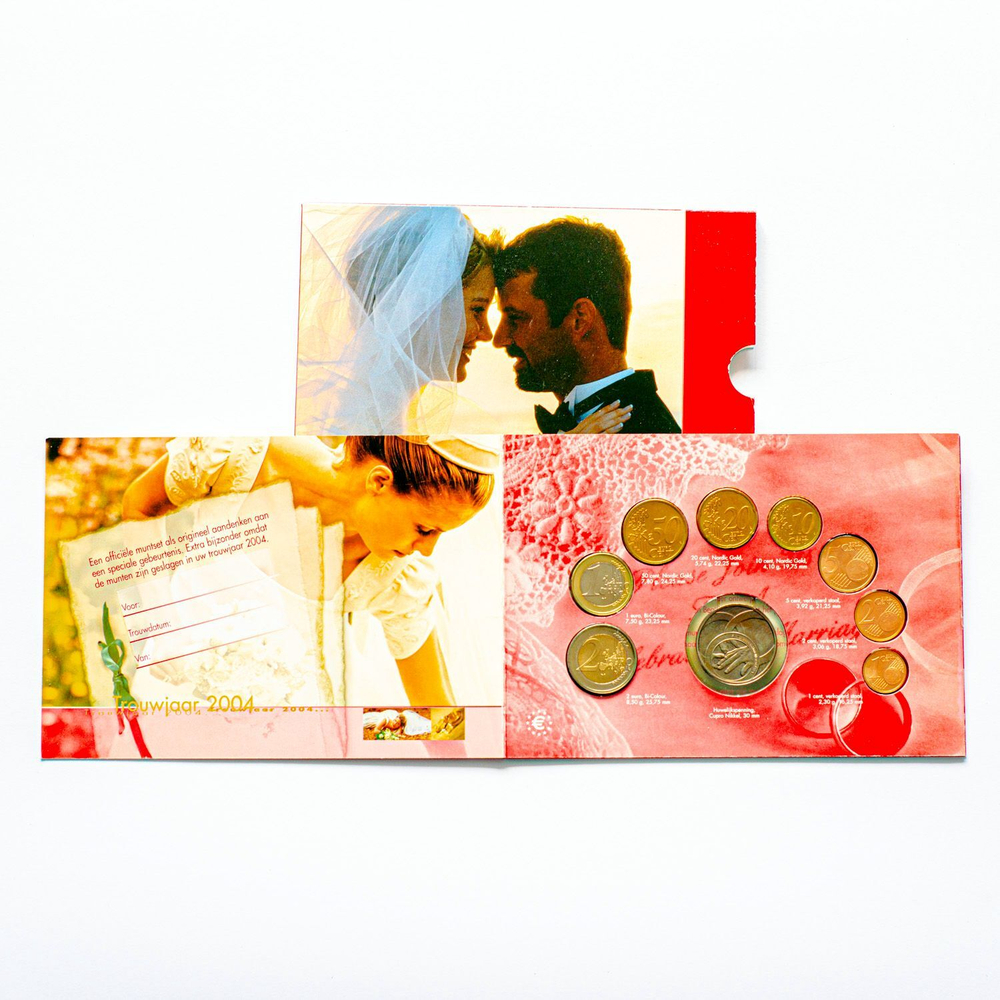 Netherlands 2004 Wedding Coin Set