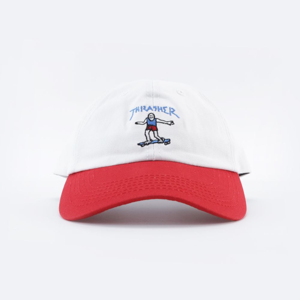 Кепка Thrasher Gonz Old Timer Hat (white/red)