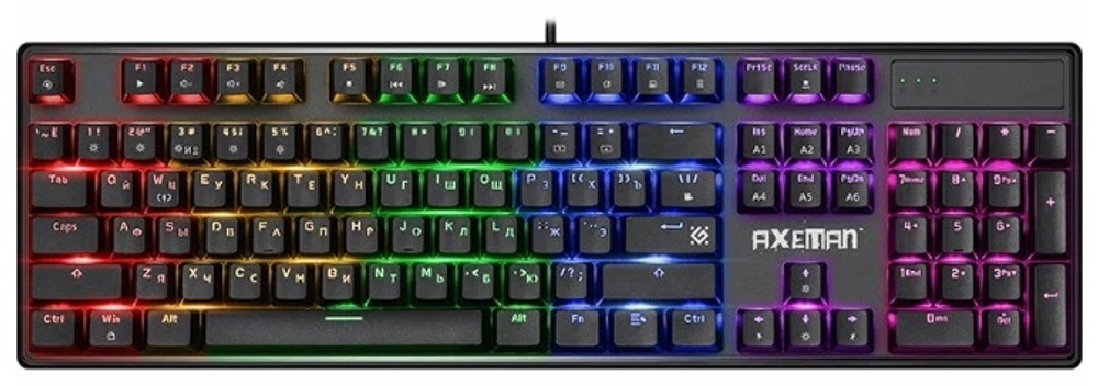 Клавиатура Defender AXEMAN GK-302 45306 черный