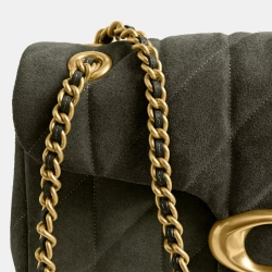 COACH СУМКА ЧЕРЕЗ ПЛЕЧО TABBY 26 С МЯГКОЙ ПОДКЛАДКОЙ, ОЛИВКОВЫЙ