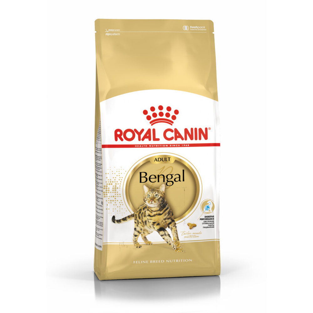 Royal Canin Bengal Adult Корм сухой сбалансированный для взрослых бенгальских кошек старше 12 месяцев 400 г