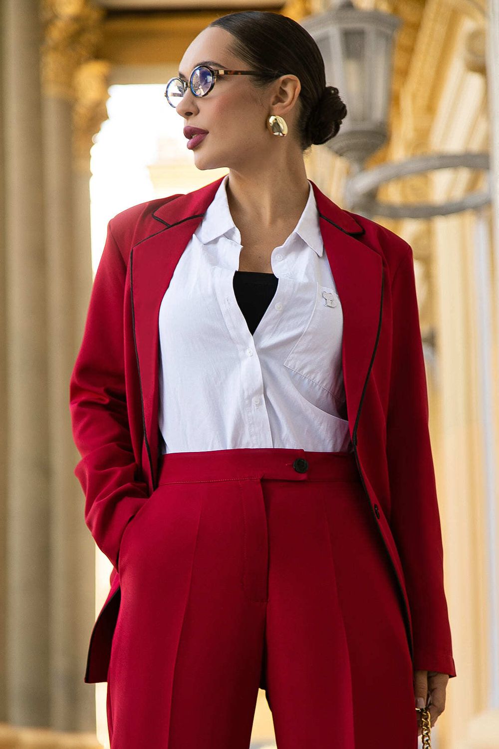 Жакет Нэри (бордо) Б14109-33М LT Collection