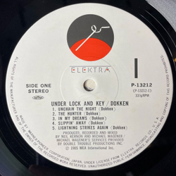 Винтажная виниловая пластинка LP Dokken Under Lock And Key (Japan 1985) (Obi)