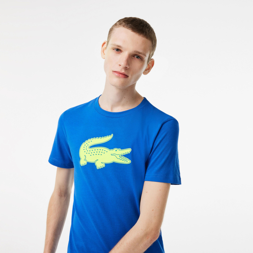 Мужское теннисное поло Lacoste T-Shirt Men - Black