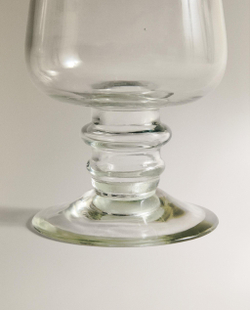 Zara Home Ваза из стекла, цвет зелёный, 18 см