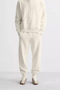 ZARA БРЮКИ-ДЖОГГЕРЫ, ЭКРЮ