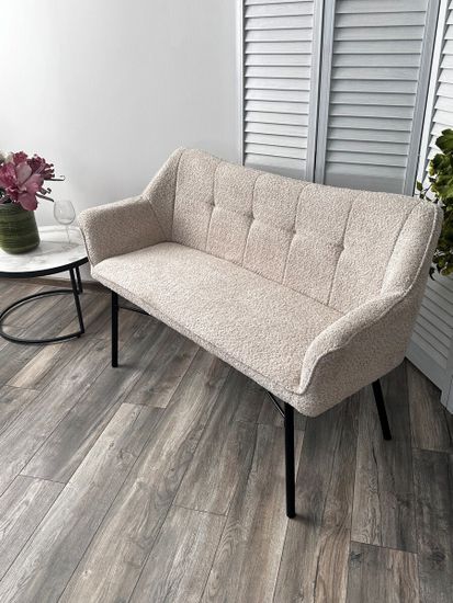 Скамья BERGAMO UF998-04 бежевый, букле