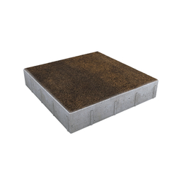 Тротуарная плитка КВАДРАТ 500х500 мм - Листопад гранит Мокко