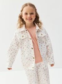 Джинсовка "Розовый букет"