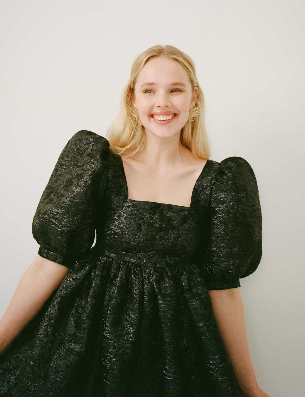 Royal black dress