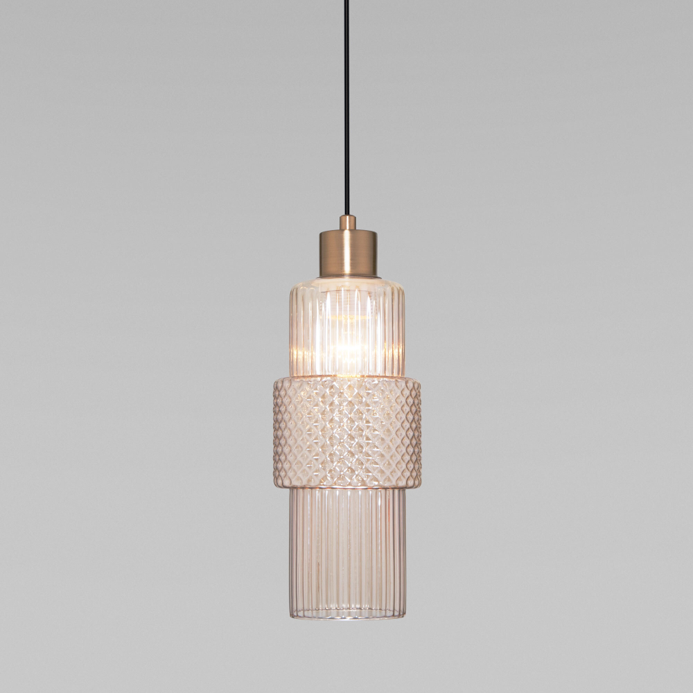 Подвесной светильник 50209/1 бронза