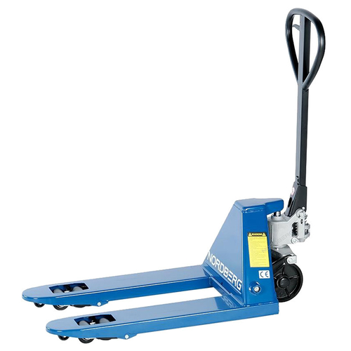 NORDBERG (N3902S-25) Тележка (рохля) складская гидравлическая короткая 2.5 т, с полиуретановыми колесами