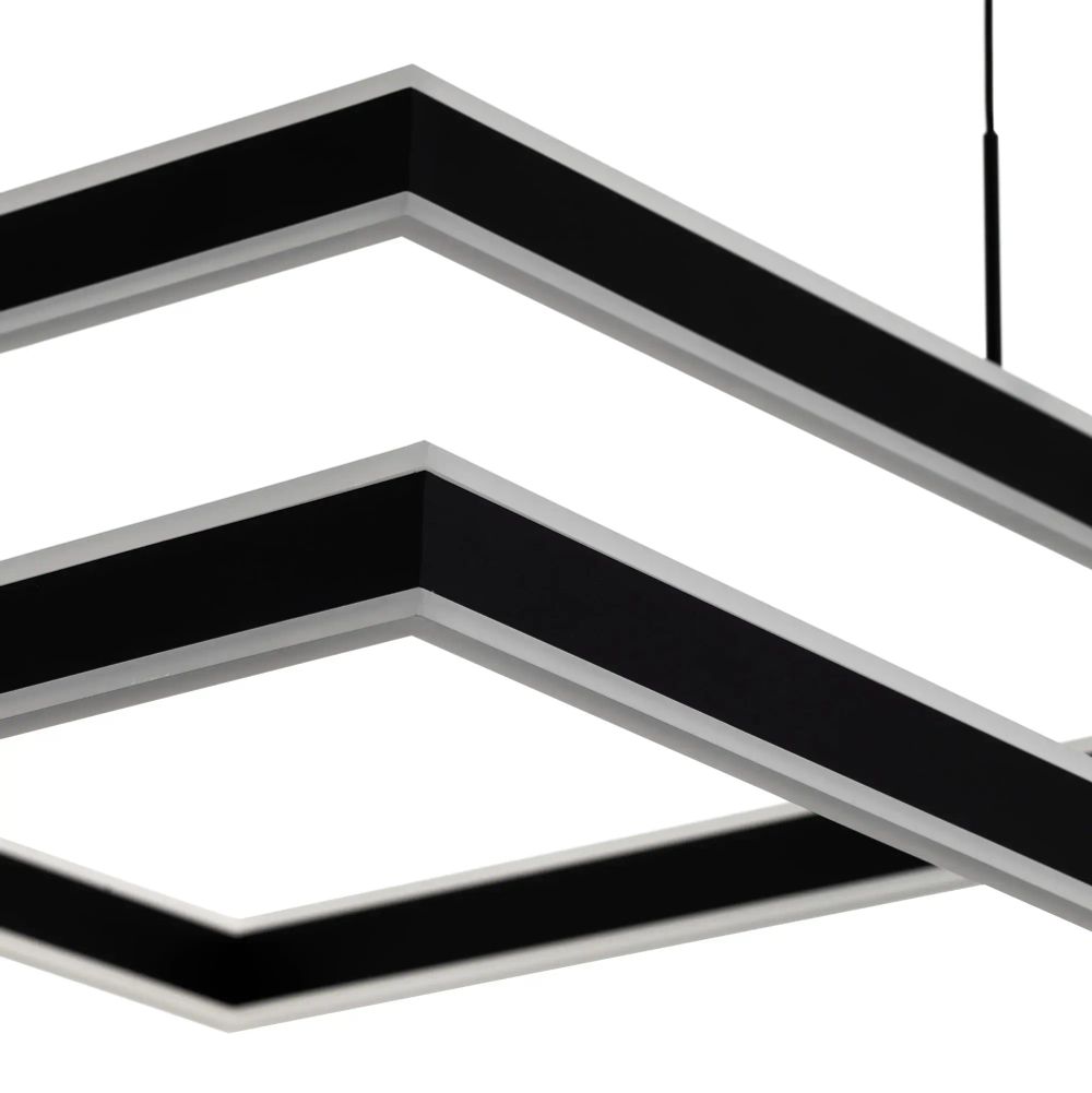 Citilux Дуэт CL719K211 LED Люстра подвесная с пультом Чёрная