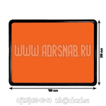 Табличка оранжевая нейтральная размеры