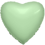 Шар фольгированный Сердце 46 см (Зеленый)