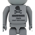 Дизайнерские игрушки BE@RBRICK x NEIGHBORHOOD 1000% - 70cm, NEIGHBORHOOD-1000%