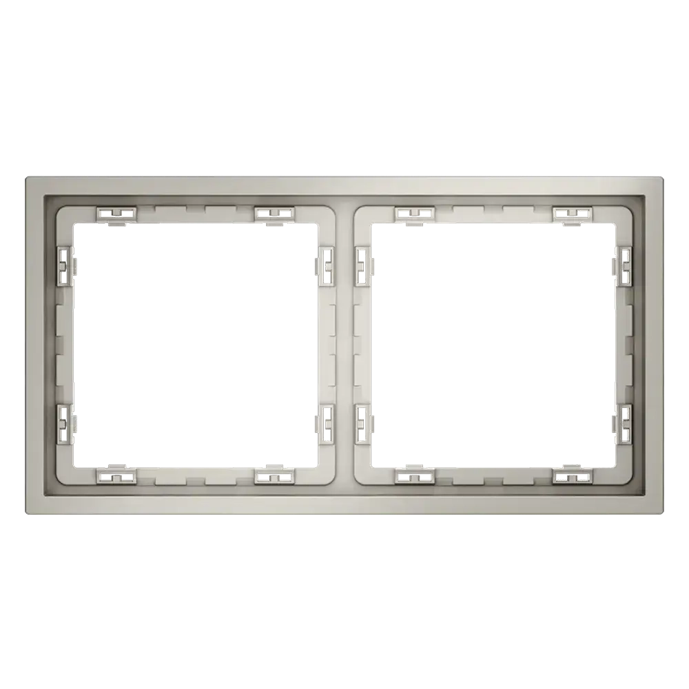 Рамка пластиковая VOLTUM S70 на 2 поста, (кашемир)