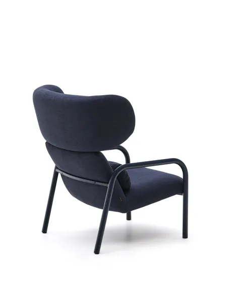 Кресло Inari синее из стали и полиэстра