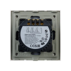 Выключатель сенсорный SWT-OMALI-S03-ZB-WH (250V, 10A, Zigbee) (Arlight, Стекло) 050042