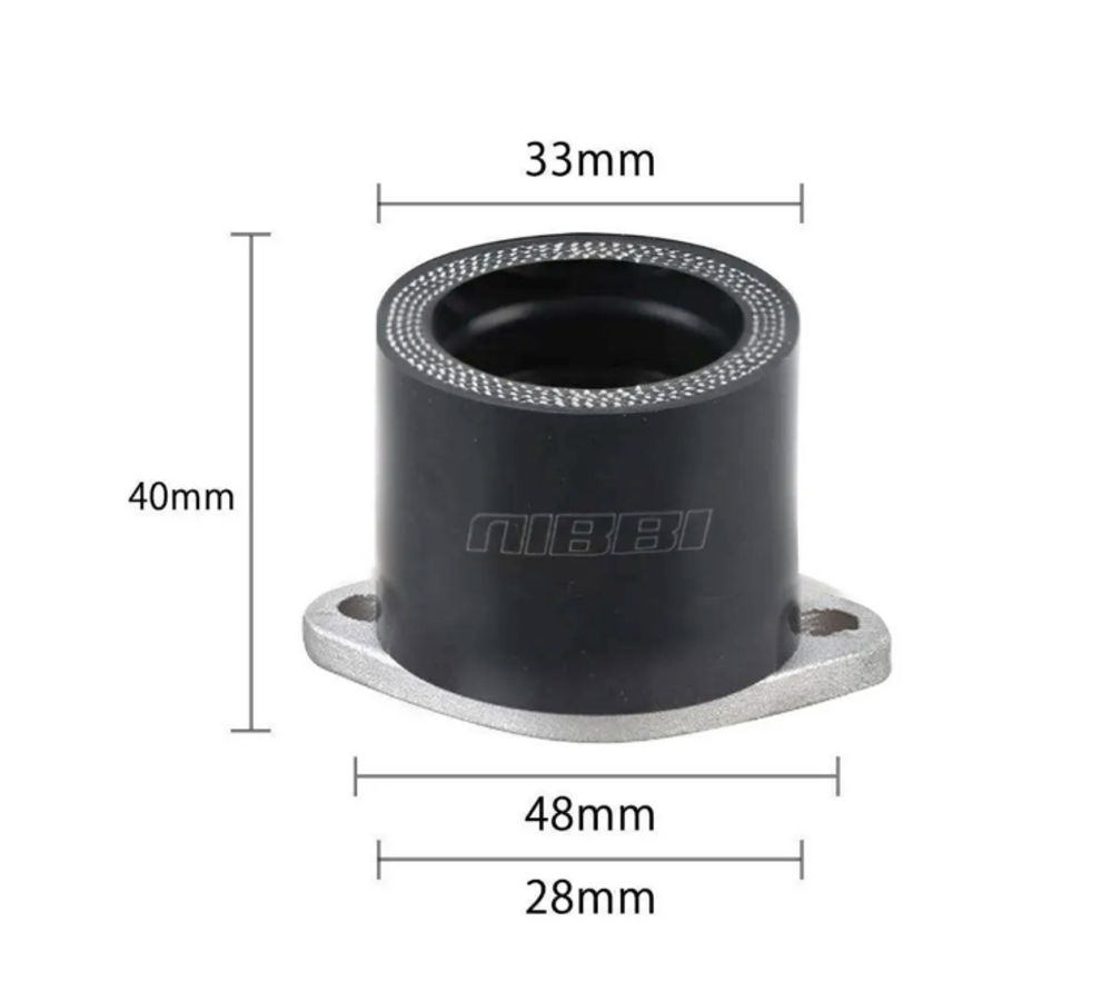 Коллектор впускной NIBBI, для карбюраторов PE, PWK, питбайк 125-140сс