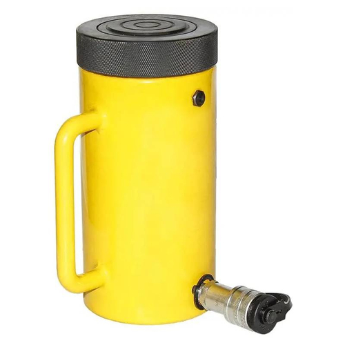 Домкрат грузовой Инстан с фиксирующей гайкой и пружинным возвратом штока ДГ100-250ПГ (100т, ход 250мм)