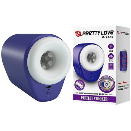 Мастурбатор с вибрацией Pretty Love DJ Lady BM-00900T96