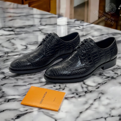 Туфли Louis Vuitton из кожи крокодила