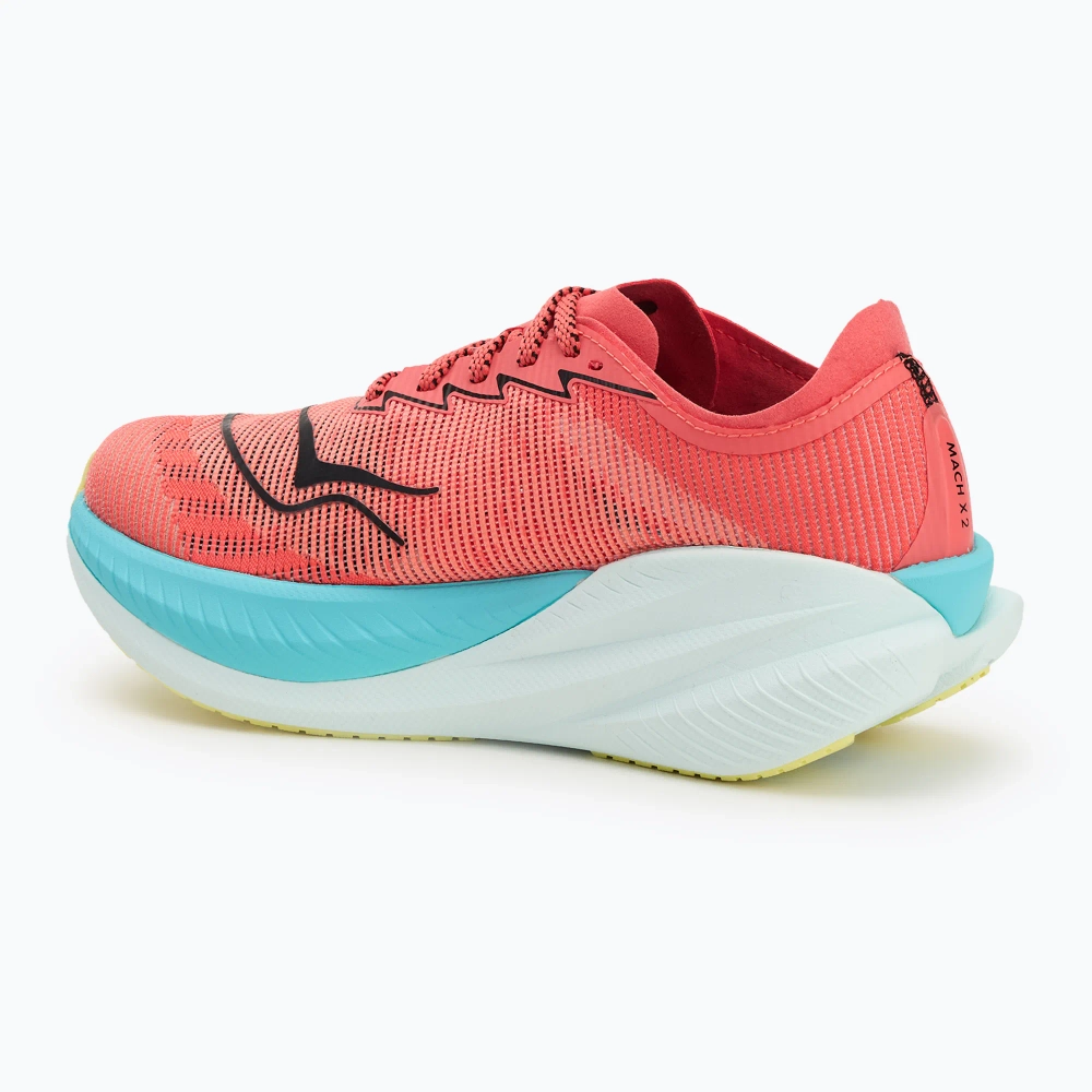 Женские кроссовки для бега HOKA Mach X 2 grapefruit/electric coral