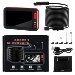 Промышленный эндоскоп с Full HD 1920 1080, 5-метровым кабелем и 8 LED автофокус 3 10 см, 3 часа работы!