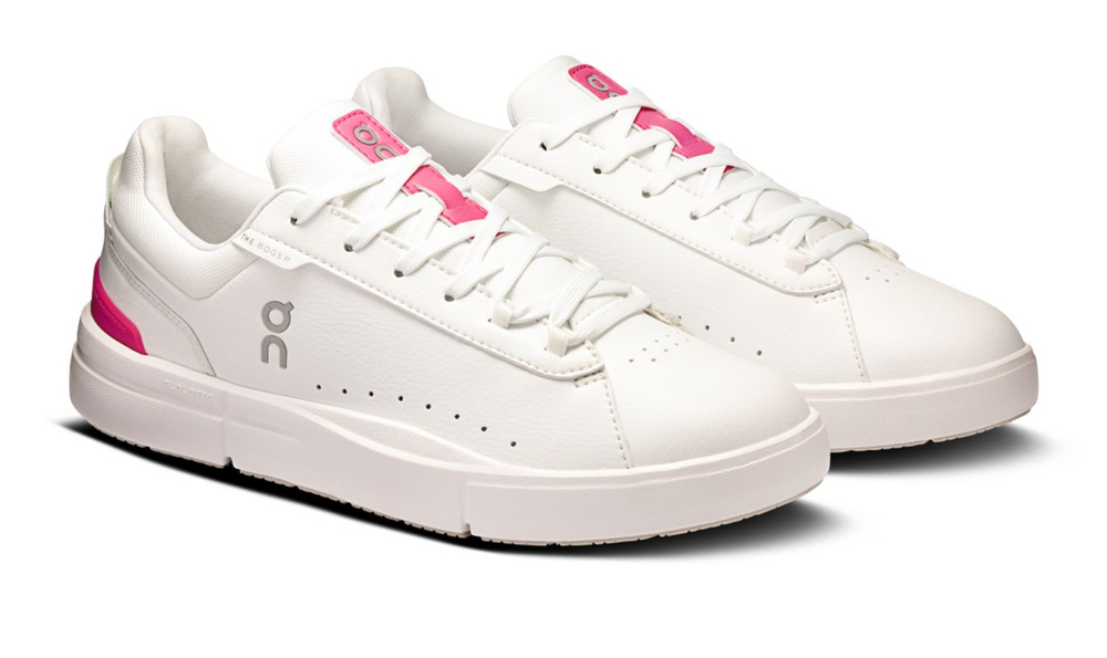 Женские кроссовки On The Roger Advantage - white/pink