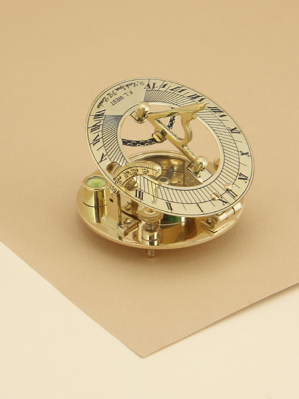 Nautical Морской компас в деревянном футляре