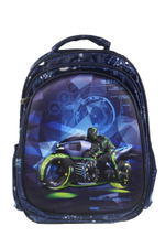 Рюкзак "Мотоцикл", 40*12*29см, анатом. спинка, 2 отд+ карман, боковые карманы