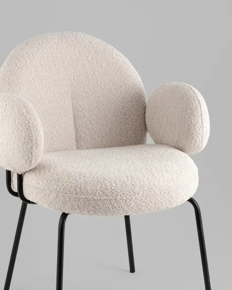 Стул Nino жемчужное букле