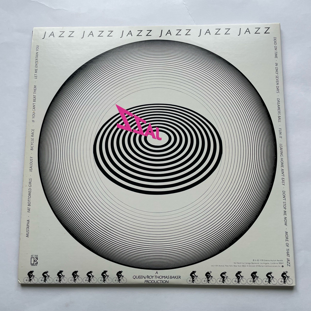 Винтажная виниловая пластинка LP Queen Jazz (Япония 1978) (Оби, Постер)