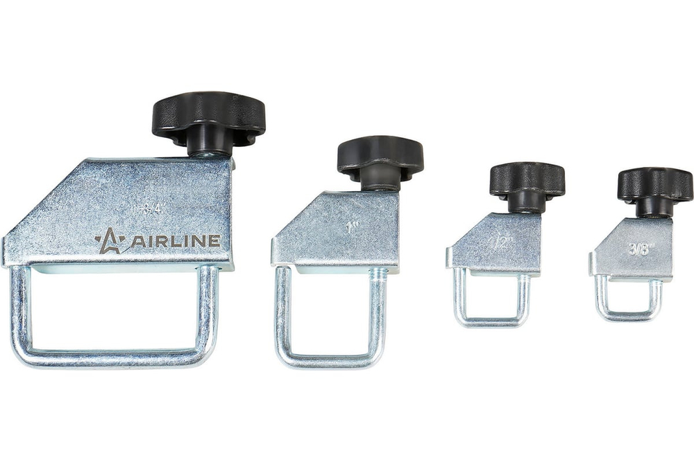Зажимы для шлангов, набор 4пр. (D=10,15,25,45мм) ATSC020 AIRLINE
