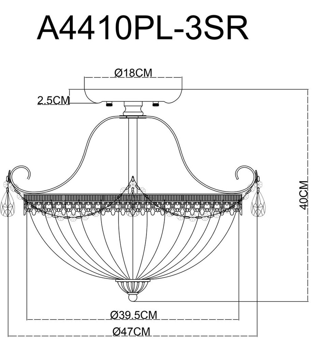 Потолочная люстра Arte Lamp