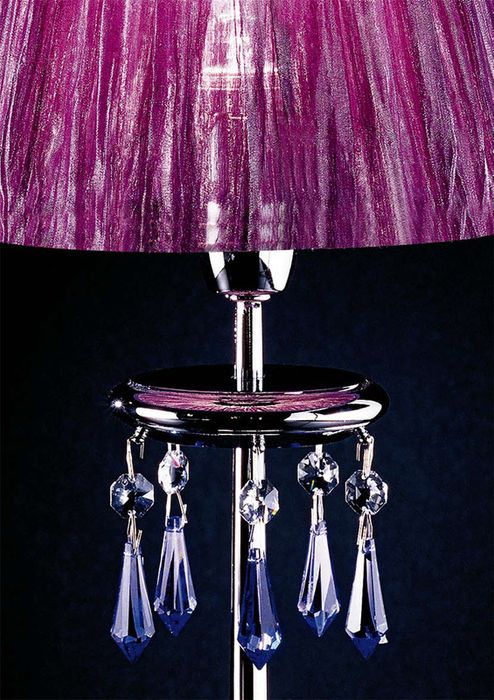 Настольная лампа Beby Group 118L02 chrome/violet SW