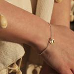 Браслет СЕРДЕЧКО биколор