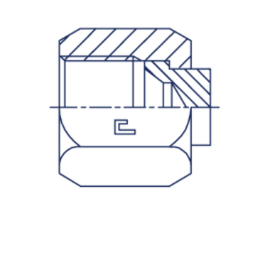 Заглушка V (Г) JIC 1.7/8