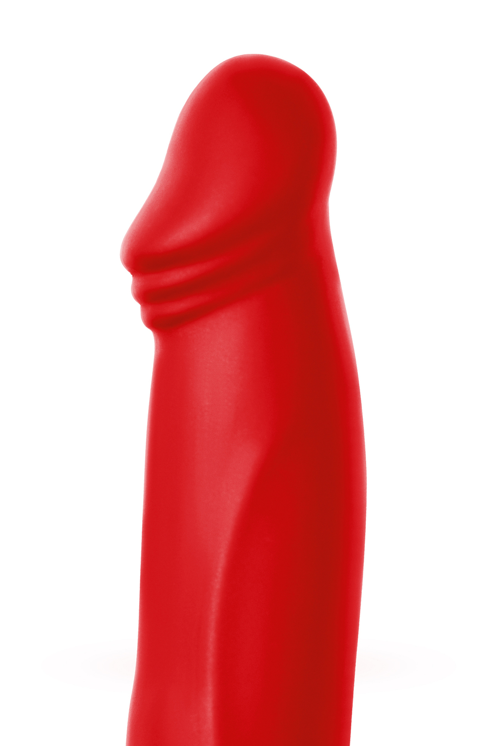 Насадка на пенис для двойного проникновения Black&Red by TOYFA, силикон, красная, 19 см