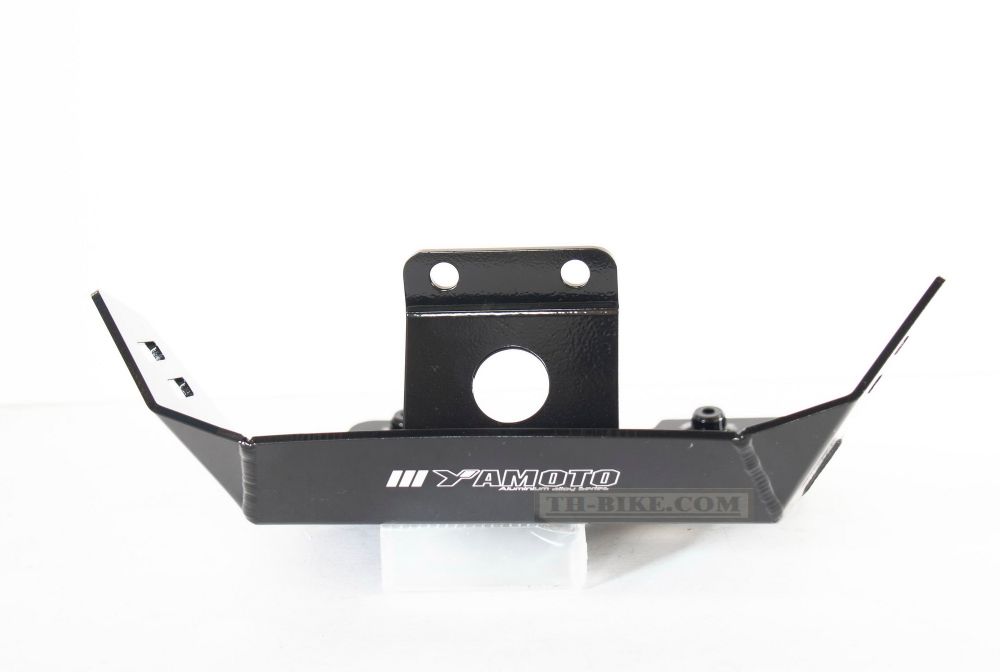 Skid Plate for Honda CRF300Rally (2021-UP). Aluminium, 4mm. Black (Gloss)